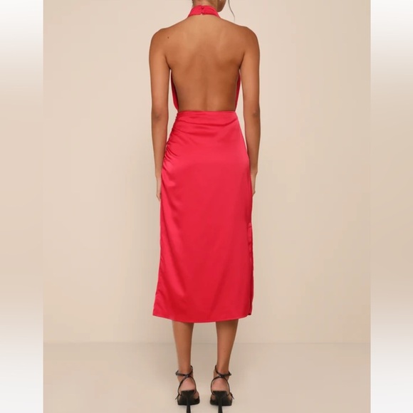 Lulus Dresses & Skirts - Elegant Pink Backless Dress